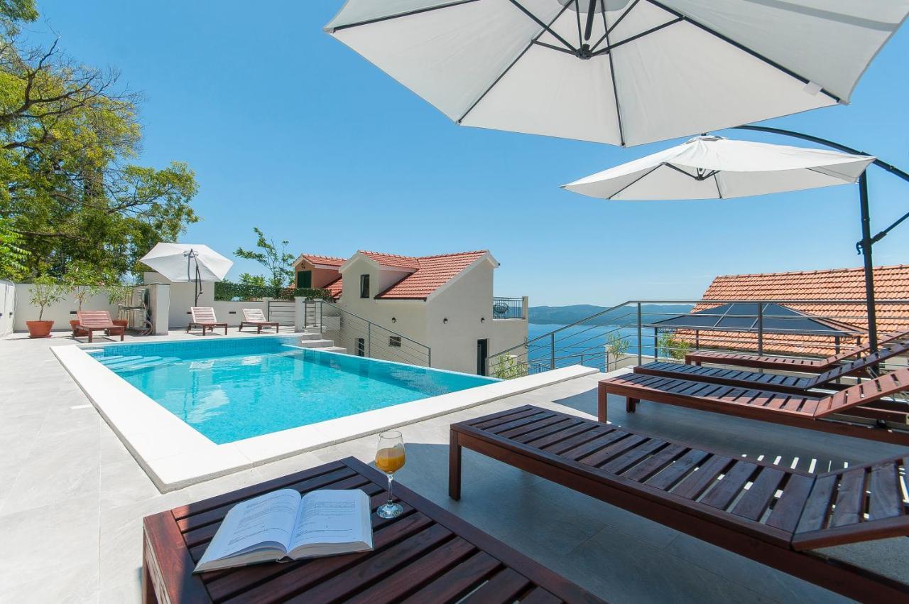 Xxl Villa Vista - Heated Pool Lokva Rogoznica Exterior foto