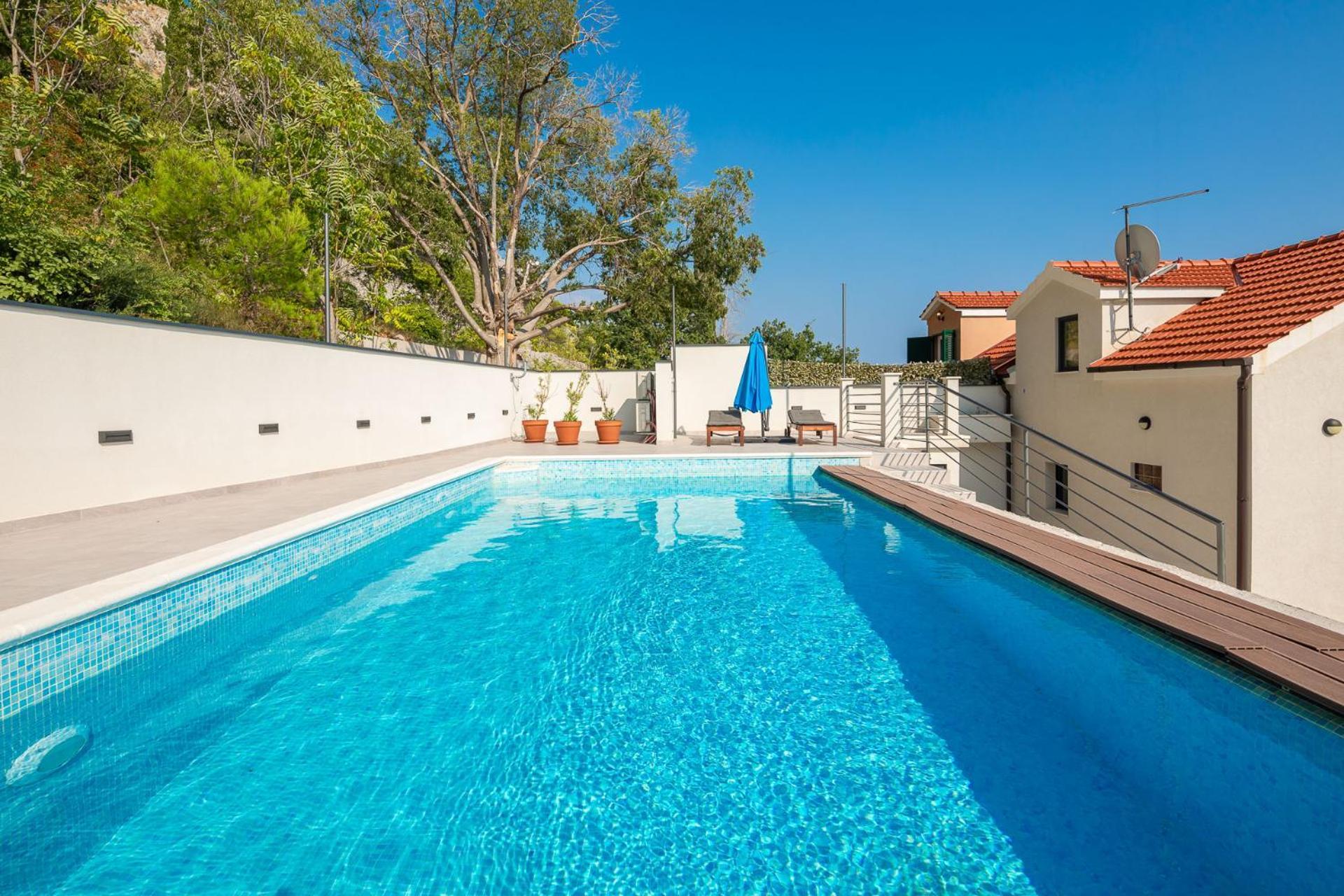 Xxl Villa Vista - Heated Pool Lokva Rogoznica Exterior foto